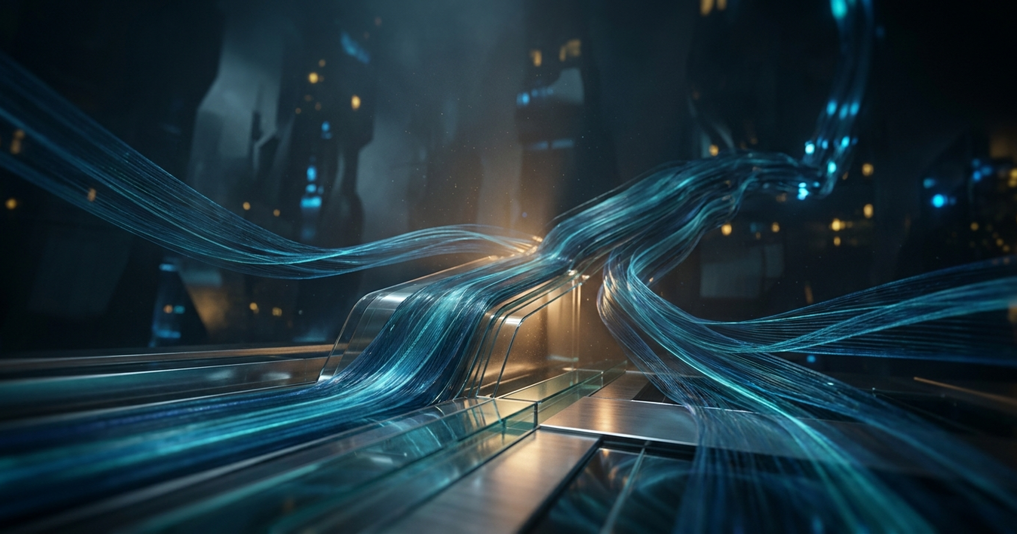Fabric Data Factory pipeline: hybrid sources to Copy Job movement, a validation boundary, dbt Job transforms, curated lakehouse/warehouse/semantic model, then Power BI and ML serve.